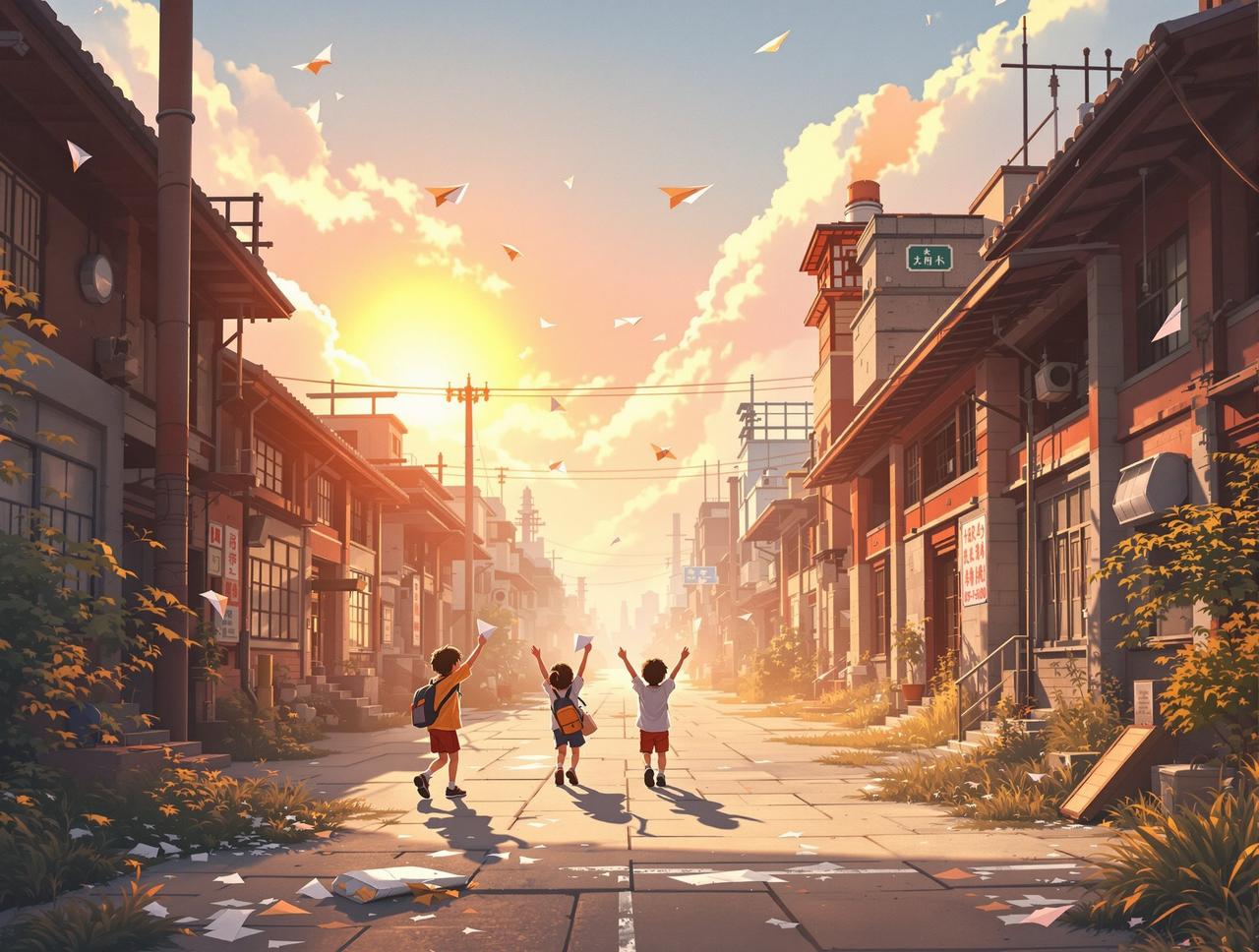 青果漫剧作品《纸飞机》- 年代记忆题材短剧